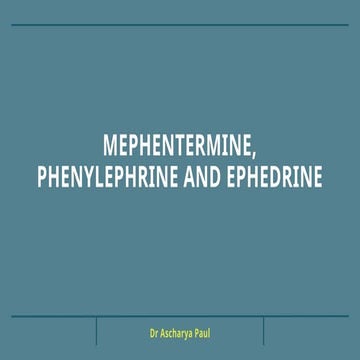 Sympathomimmetics presentation pdf pptxm