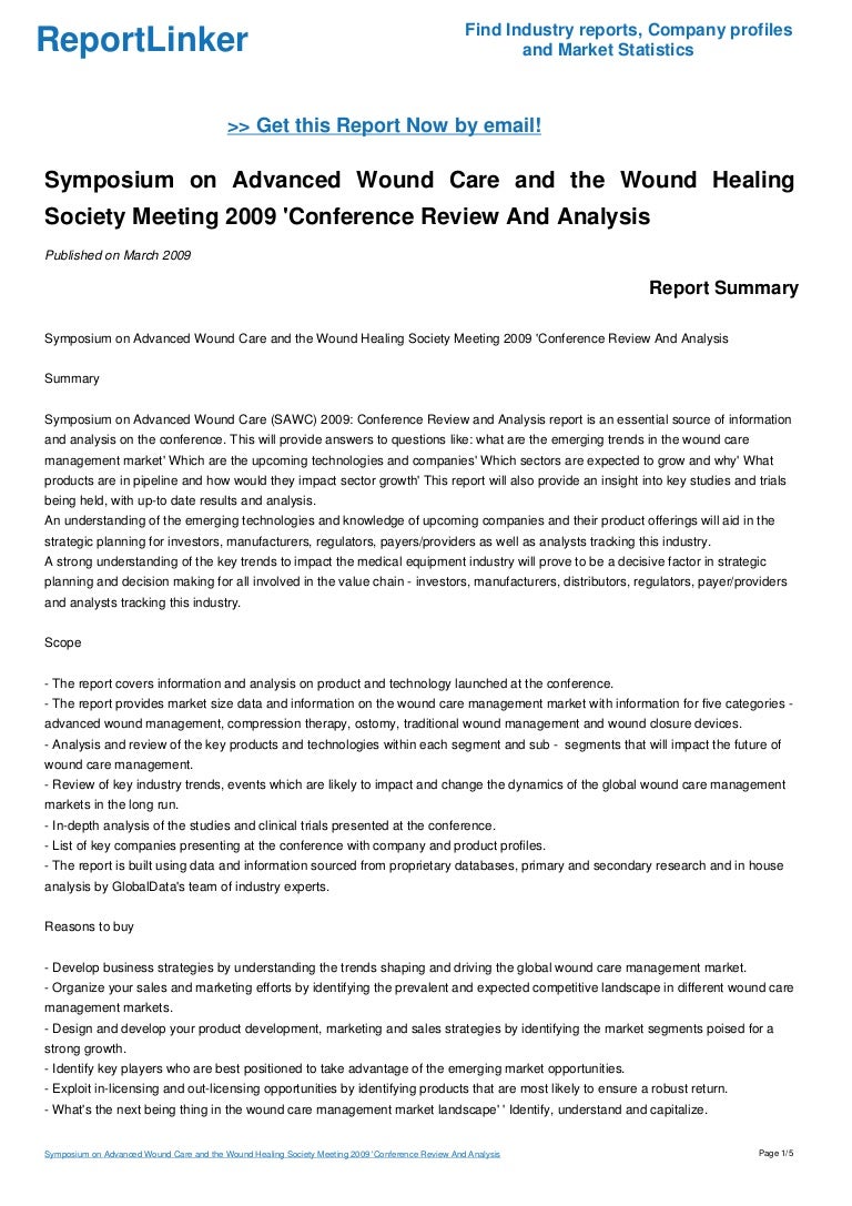 Symposium on Advanced Wound Care and the Wound Healing Society Meetin…