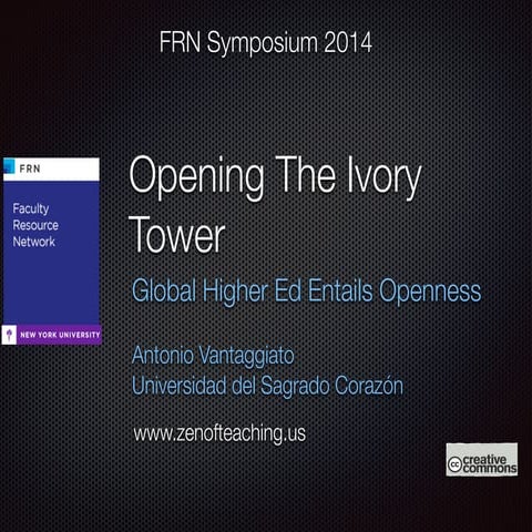Opening The Ivory Tower