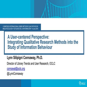 A user-centered perspective: Integrating qualitative research methods into th...