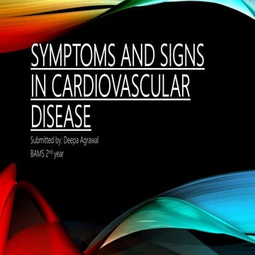 Symptoms Signs and Investigations in Cardiovascular Disease.pptx