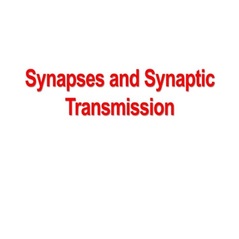 Synapses by Dr Pandian M .