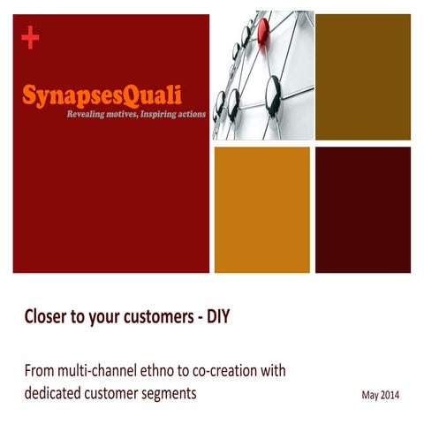 Synapses quali tools   closer to customers - online & mobile platform diy
