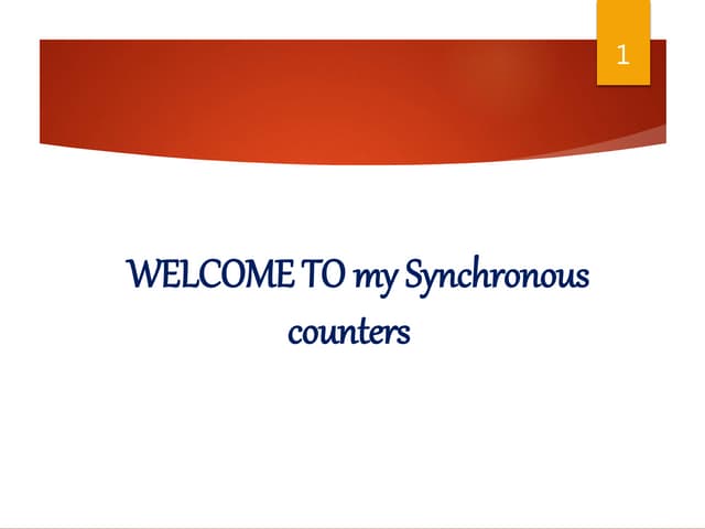 Synchronous Counter 