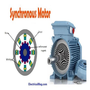 Synchronous motors for engineering students | PPTX
