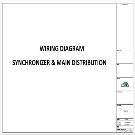 Comprehensive Wiring Diagram and Control Panel Layout for Power Systems ...