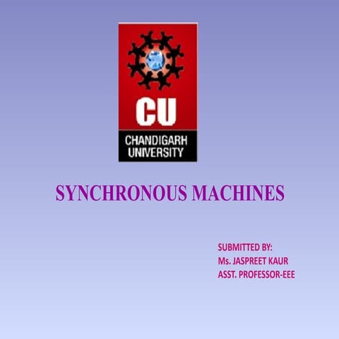 Comprehensive Overview of Synchronous Machines: Construction, Operation ...
