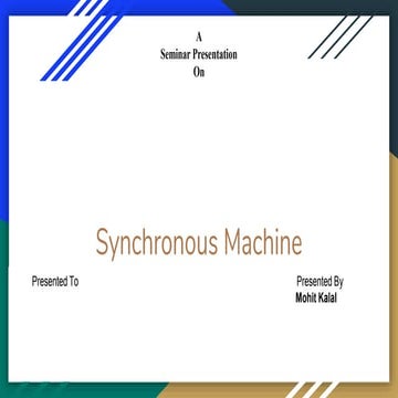 Synchronous machine