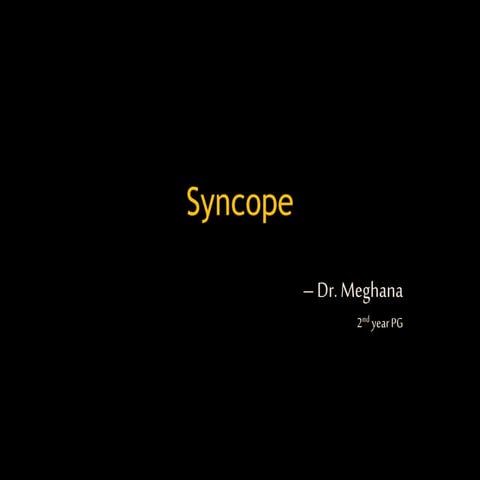 Syncope 1