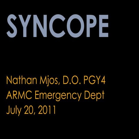 Syncope