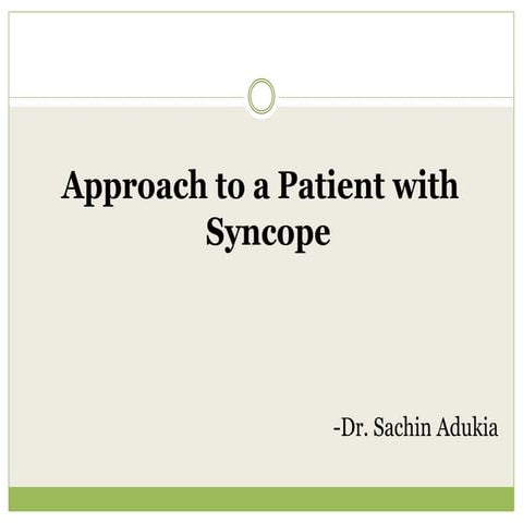 Syncope ppt