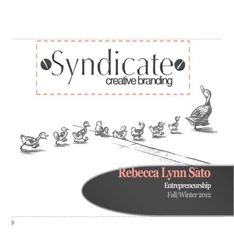 Syndicate Creative Branding Business Plan | PPTX