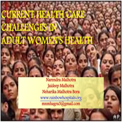 CHALLENGES IN WOMEN'S HEALTH 