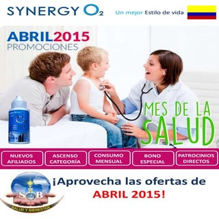 SYNERGYO2 COLOMBIA OFERTAS ABRIL 2015