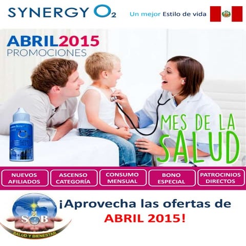 SYNERGYO2 PERÚ OFERTAS ABRIL 2015
