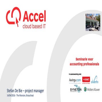 Syneton presentatie accounting seminarie Accel