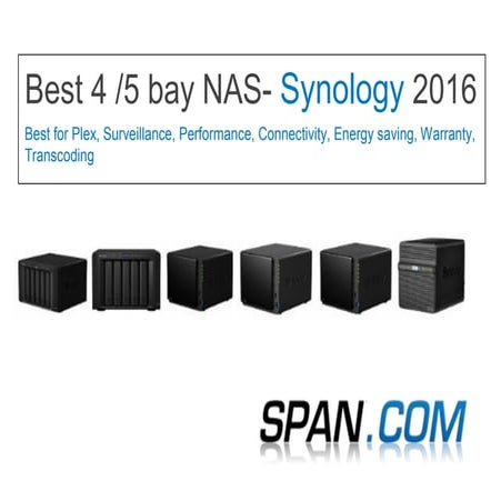 Synology 4-bay NAS comparison 2016