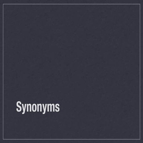 Synonyms