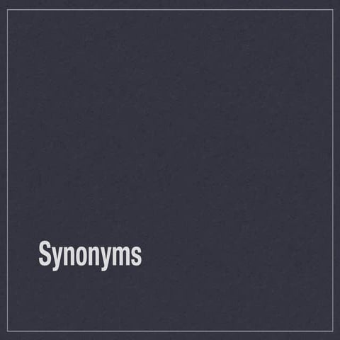 Synonyms