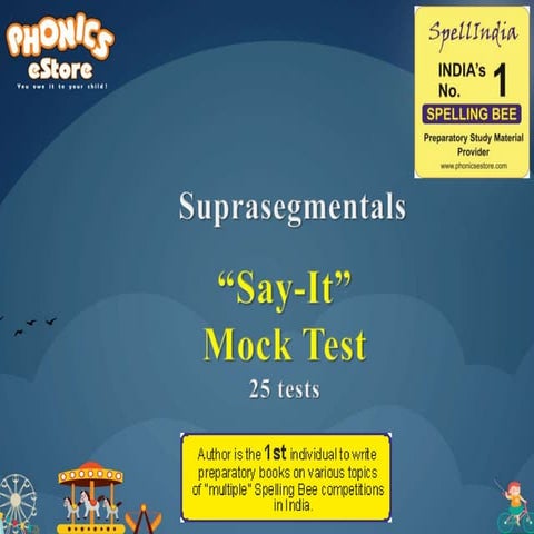Suprasegmentals : 