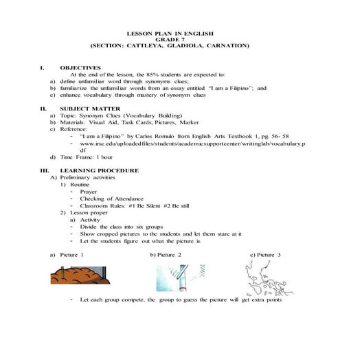 synonyms-clues-lesson-plan