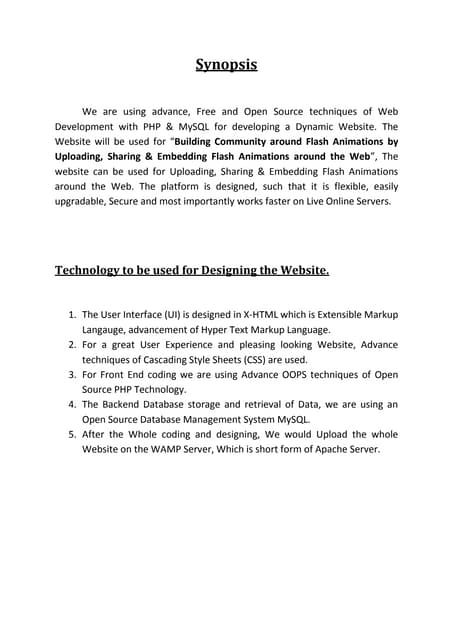 Synopsis
