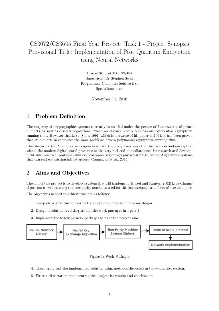 How to write a problem definition for project