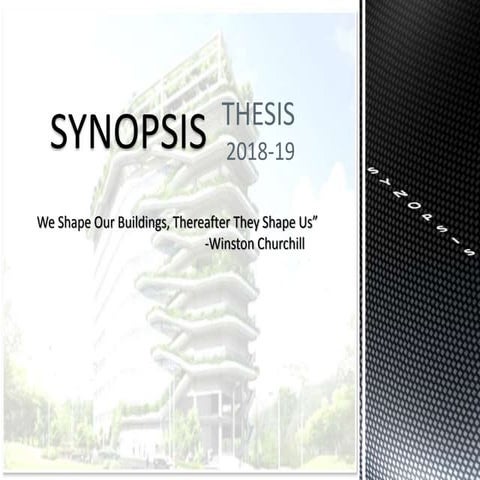 example Synopsis presentation | PPT