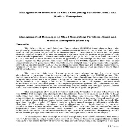 Synopsis format | DOCX