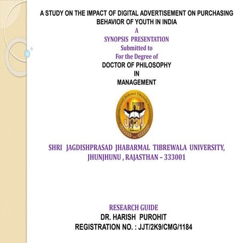 BBA final year project | DOCX