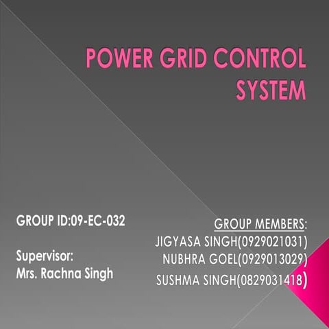 Power Grid Control System