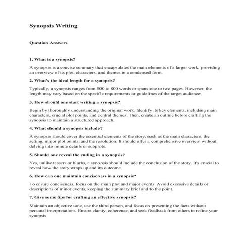 Synopsis writing question Answers ANSHU.docx