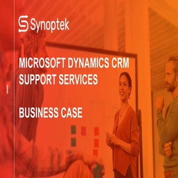 MICROSOFT DYNAMICS 365 CRM SUPPORT SERVICES