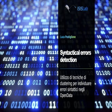 Syntactical errors detection 1