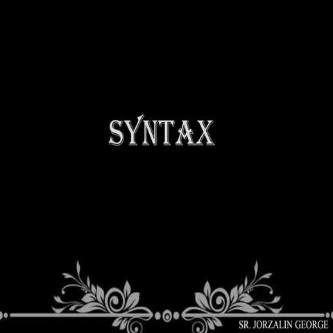 SYNTAX -  PDF