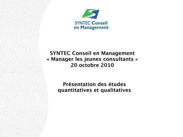 Syntec et génération y