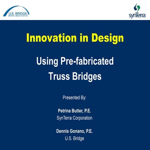 SynTerra / US Bridge Presentation (10 24 11)