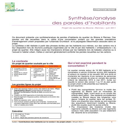 Synthese paroles 21juin2011