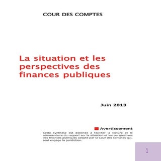 Le rapport de la Cour des comptes s...