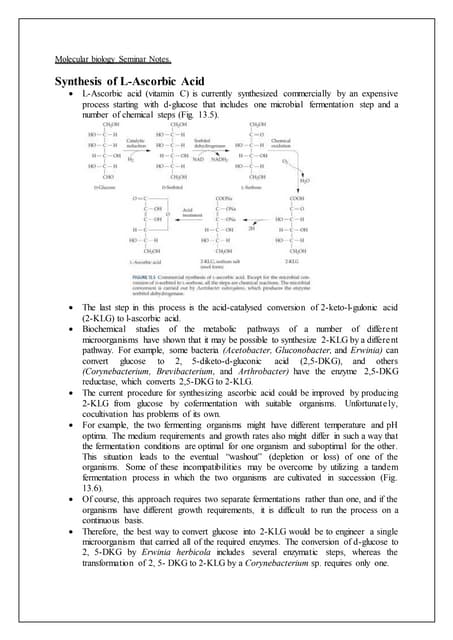 Synthesis at commercial basis ascorbic acid