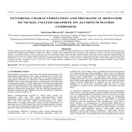 Synthesis, characterization and mechanical behavior