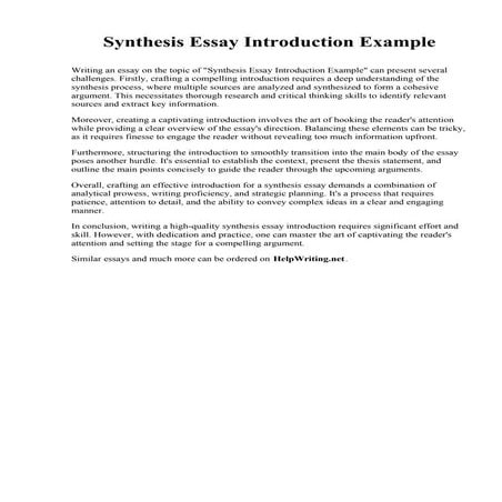 Synthesis Essay Introduction Example.pdf