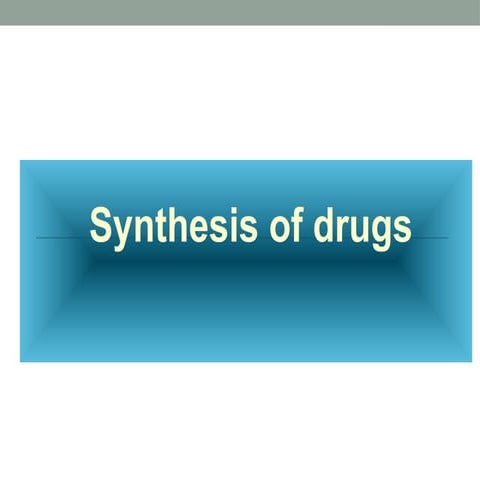 Synthesis for VIth SEM 21-2-25.pptx by Mrs. Manjushri P. Dabhade