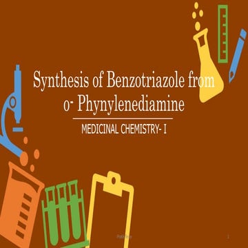Synthesis of Benzotriazole from o- Phynylenediamine.pptx