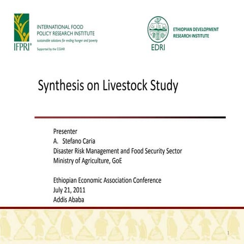 Synthesis on Livestock Work