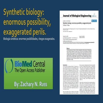 Synthetic biology