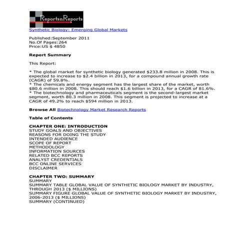 DNA Synthesis Technologies and Services Market, 2022-2035.pptx