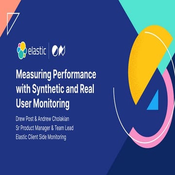 Deliver great user experiences with RUM and synthetic monitoring