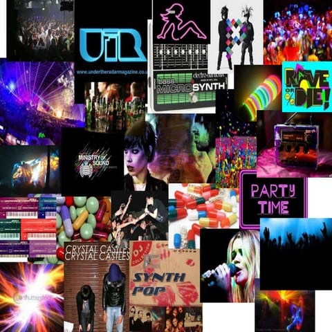 Synth pop moodboard | PPT