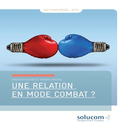 Synthèse Solucom - Energéticiens et monde digital : une relation en mode combat?